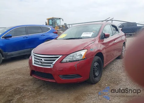 2015 Nissan Sentra Fe+ S/S/Sl/Sr/Sv из США, поврежденный, VIN 3N1AB7APXFY213462
